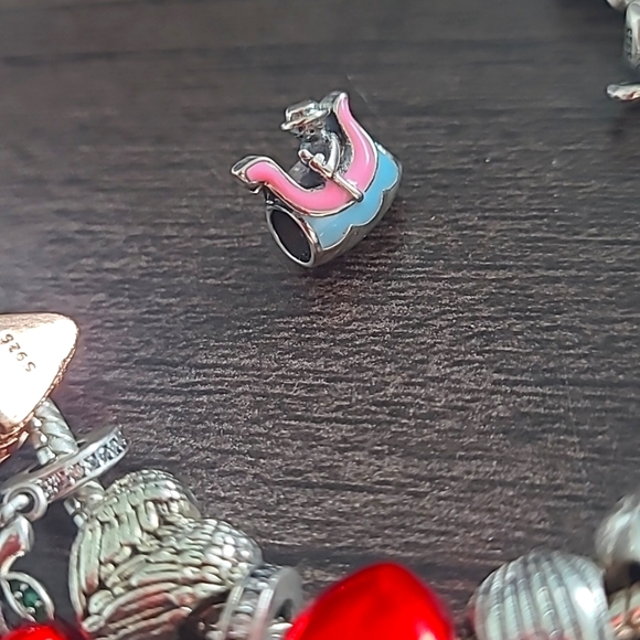 Boy in a boat charm - Picture 3 of 5